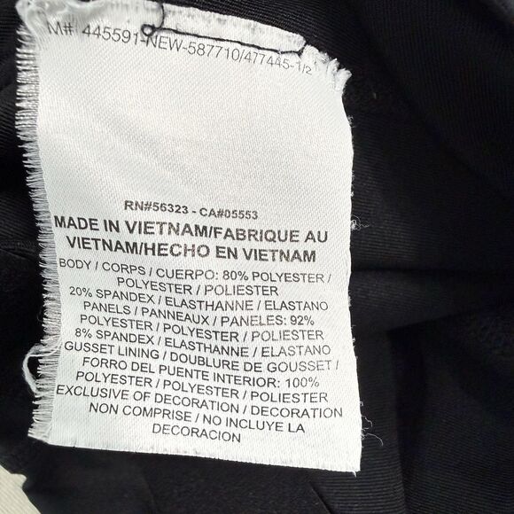 Women's Nike Pro Black Compression Crop Leggings Size Medium - Picture 4 of 9